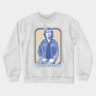 Kris Kristofferson / Retro Style Country Music Fan Gift Crewneck Sweatshirt